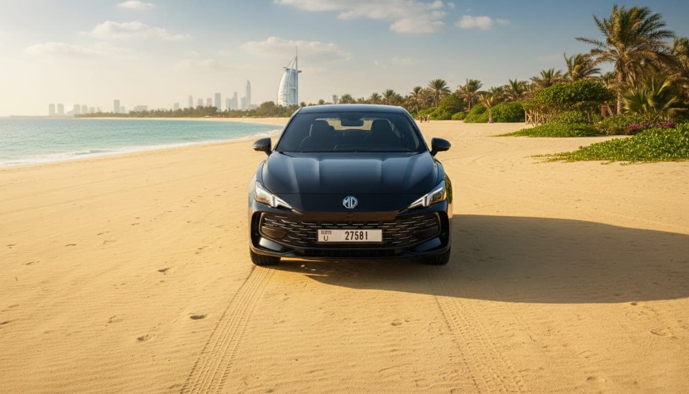 2025 MG MG 7 — Sedan available for rent in Dubai