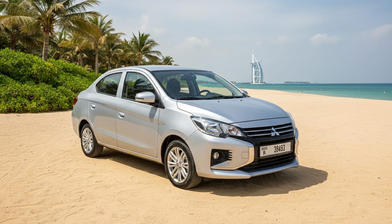2024 Mitsubishi ATTRAGE — Sedan available for rent in Dubai - View 5